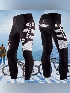 Sponeed Men’s Padded Cycling Tights Pants, Size M